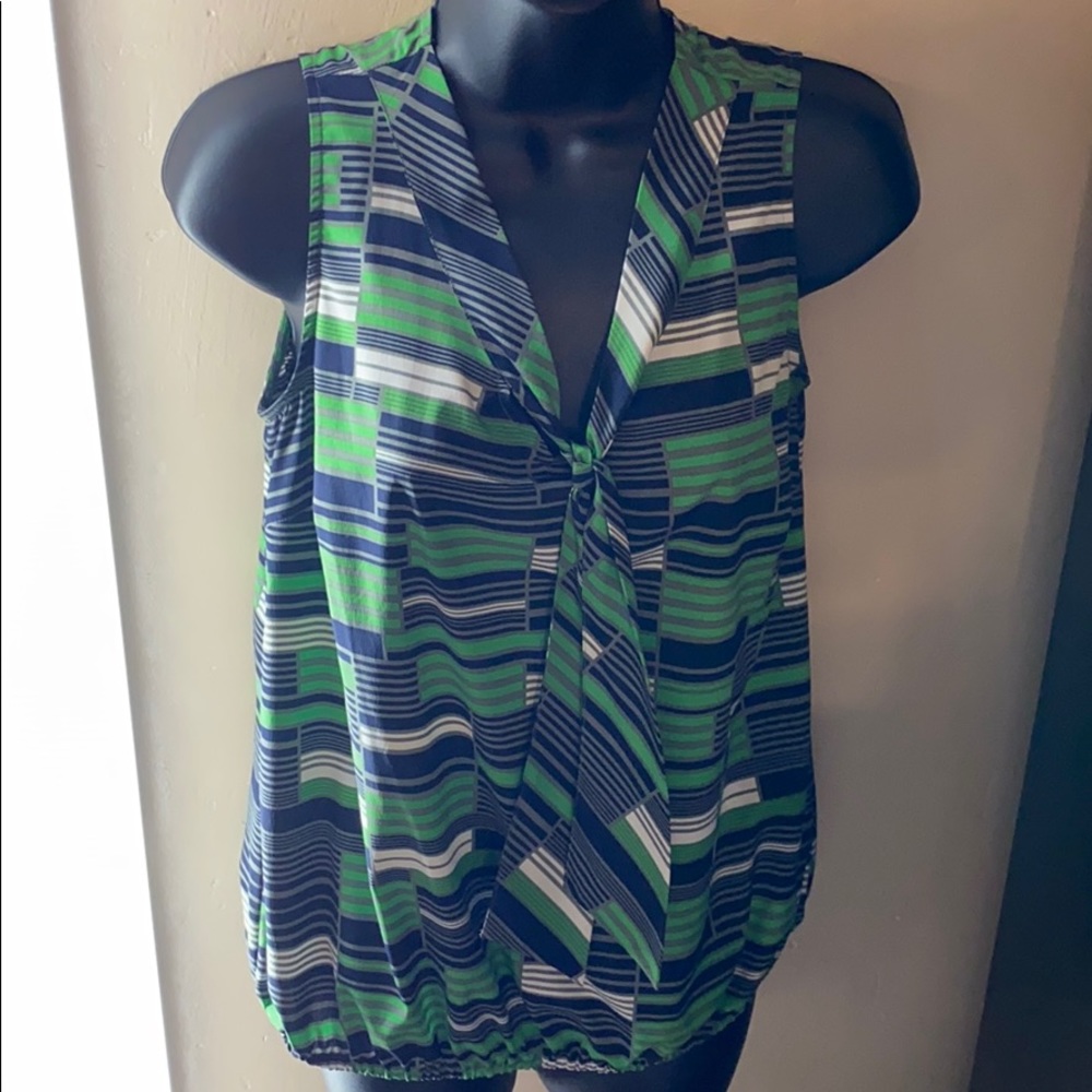 Banana republic tie blouse